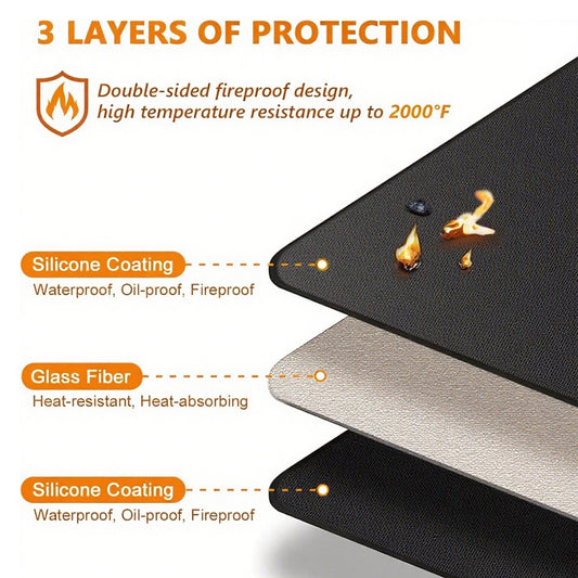 Under Grill Mats for Outdoor Grill