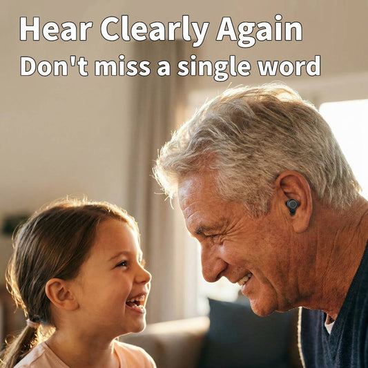 Invisible Hearing Aids (1 Pair) - Crystal Clear Sound Without the Prescription