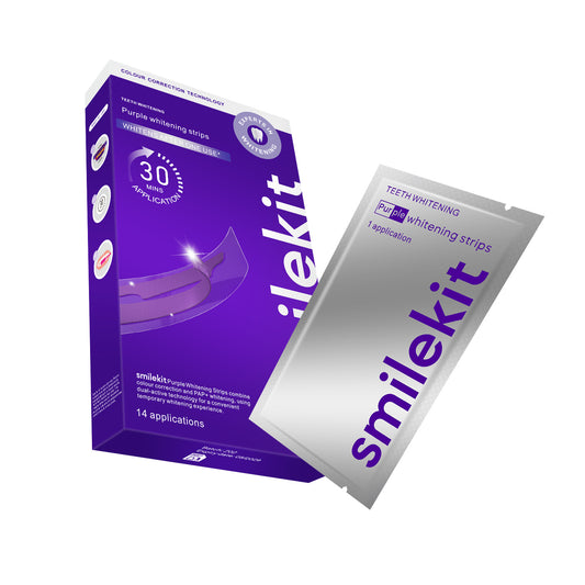 V34 Whitening Strips: Instant Color Correction for Sensitive Teeth