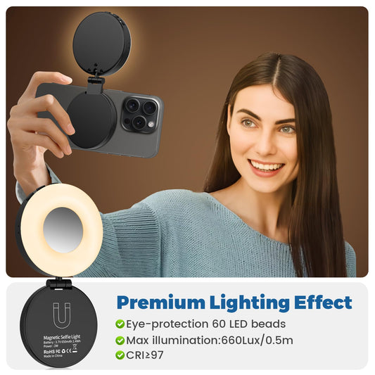 Magnetic Selfie Light: Studio-Quality Glow